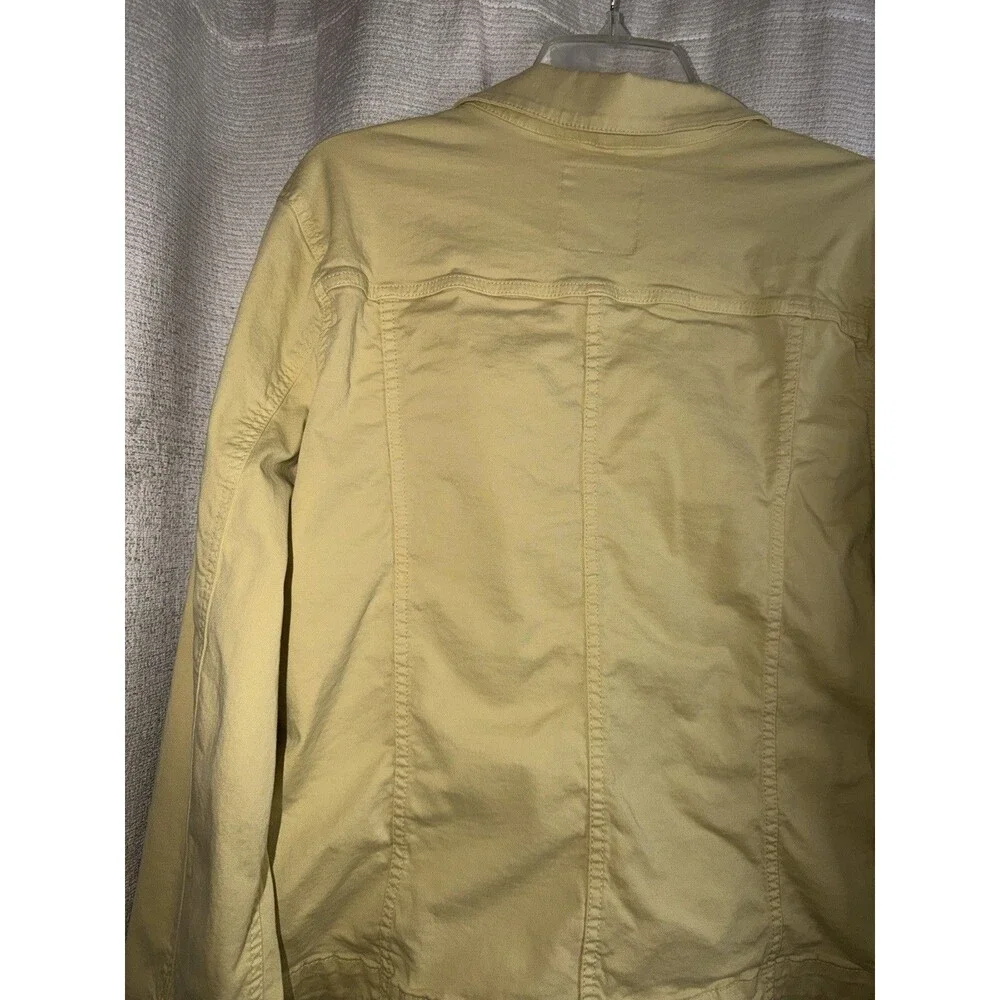 TALBOTS Denim Cut Jacket Top Size 20